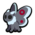 The standard sprite of the Mothman