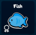 Fish Win Second Sticker