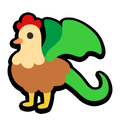 The standard sprite of the Cockatrice