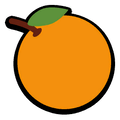 The classic sprite of the Orange