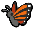 The standard sprite of the Butterfly