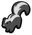 The classic sprite of the Skunk