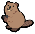 The standard sprite of the Beaver