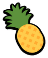 The classic sprite of the Pineapple