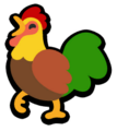 The standard sprite of the Rooster