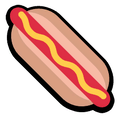 The classic sprite of the Hot Dog