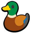 The standard sprite of the Duck