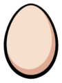 The classic sprite of the Egg