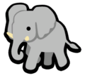 The classic sprite of the Elephant