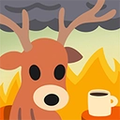 The "DeerThisIsFine" emoji from the Official Super Auto Pets Discord Server