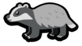 The classic sprite of the Badger