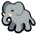The standard sprite of the Elephant