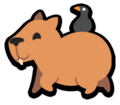 The sprite of the Capybara