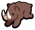 The standard sprite of the Boar