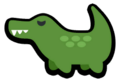 The classic sprite of the Crocodile