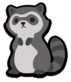 The standard sprite of the Raccoon