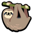 The classic sprite of the Sloth