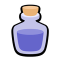 The standard sprite of the Mana Potion