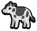 The standard sprite of the Cow