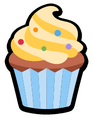 The standard sprite of the Cupcake