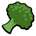 The classic sprite of the Broccoli