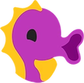 The "SeahorsePog" emoji from the Official Super Auto Pets Discord Server