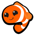 The classic sprite of the Clownfish