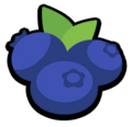 The standard sprite of the Blueberry