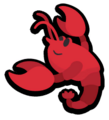 The standard sprite of the Lobster