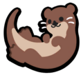 The standard sprite of the Otter