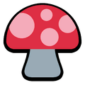 The classic sprite of the Mushroom