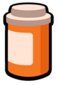 The sprite of the Pill Bottle