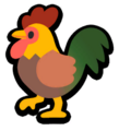 The classic sprite of the Rooster