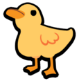 The standard sprite of the Duckling