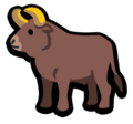 The classic sprite of the Ox