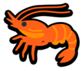 The classic sprite of the Shrimp