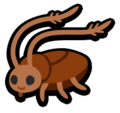 The standard sprite of the Cockroach