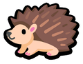 The classic sprite of the Hedgehog