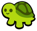 The standard sprite of the Turtle