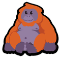 The classic sprite of the Orangutan