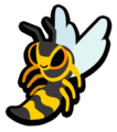 The standard sprite of the Wasp
